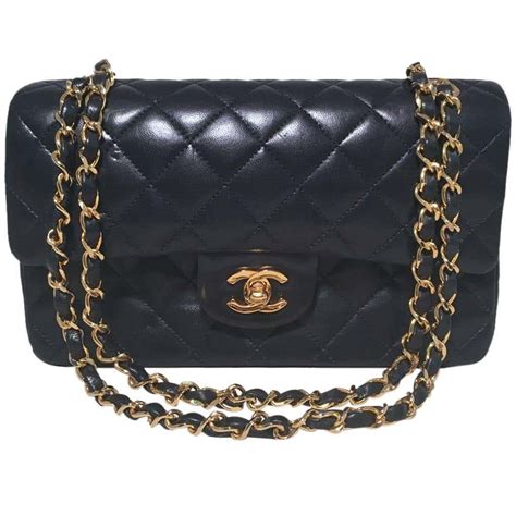 chanel navy blue purse|vintage navy blue chanel bag.